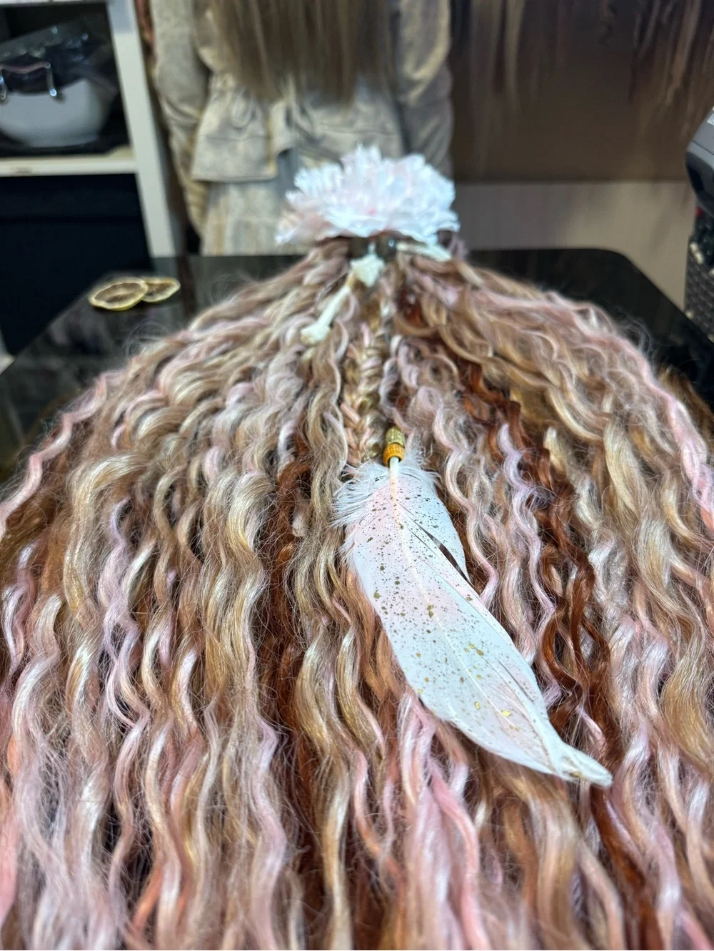 Handmade stylish braided